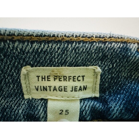 MADEWELL The Perfect Vintage Jean Blue Distressed Ripped Denim Women's 25 - Picture 7 of 12
